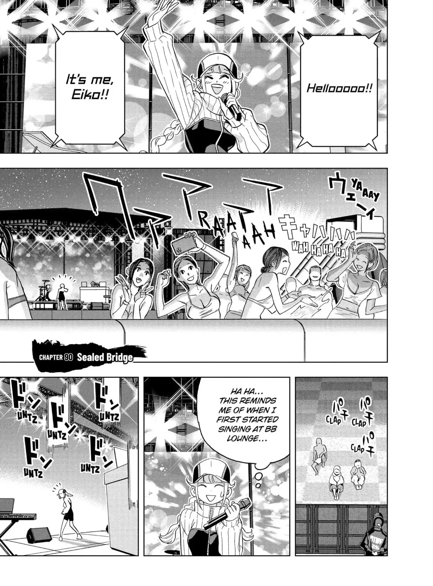 Paripi Koumei Chapter 90 page 1