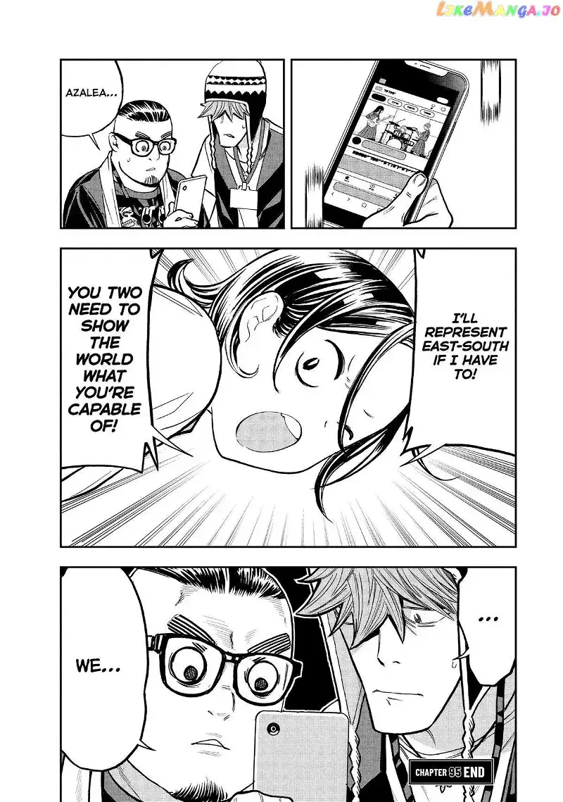 Paripi Koumei Chapter 95 page 17
