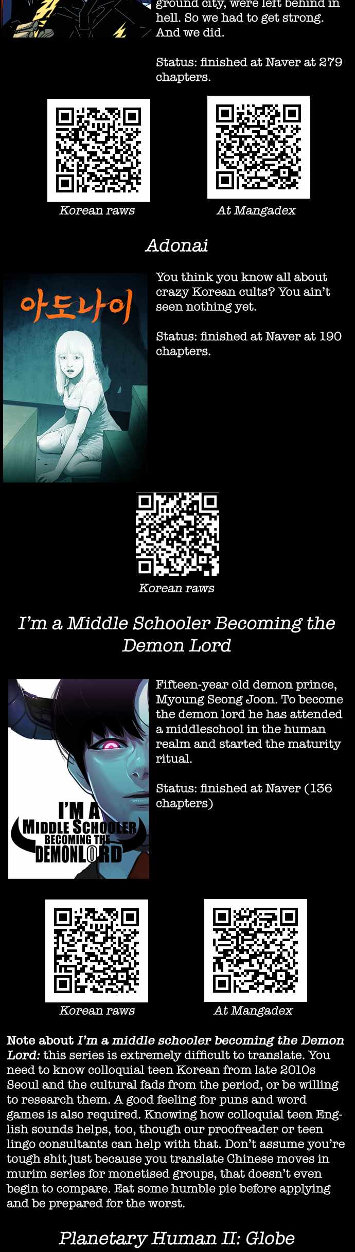 Planetary Human II: Globe Chapter 13 page 50
