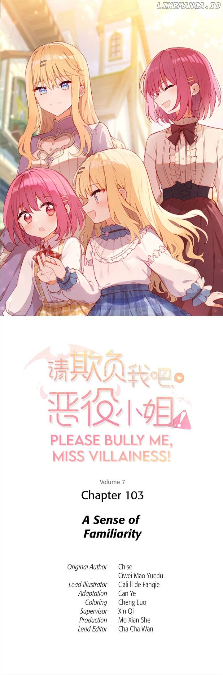 Please Bully Me, Miss Villainess! Please Bully Me, Miss Villainess! Chapter 103 page 1