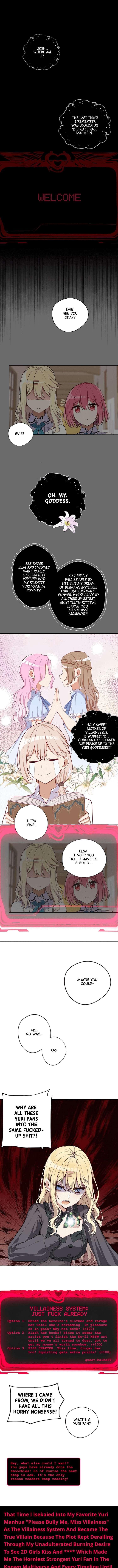 Please Bully Me, Miss Villainess! Please Bully Me, Miss Villainess! Chapter 69 page 1