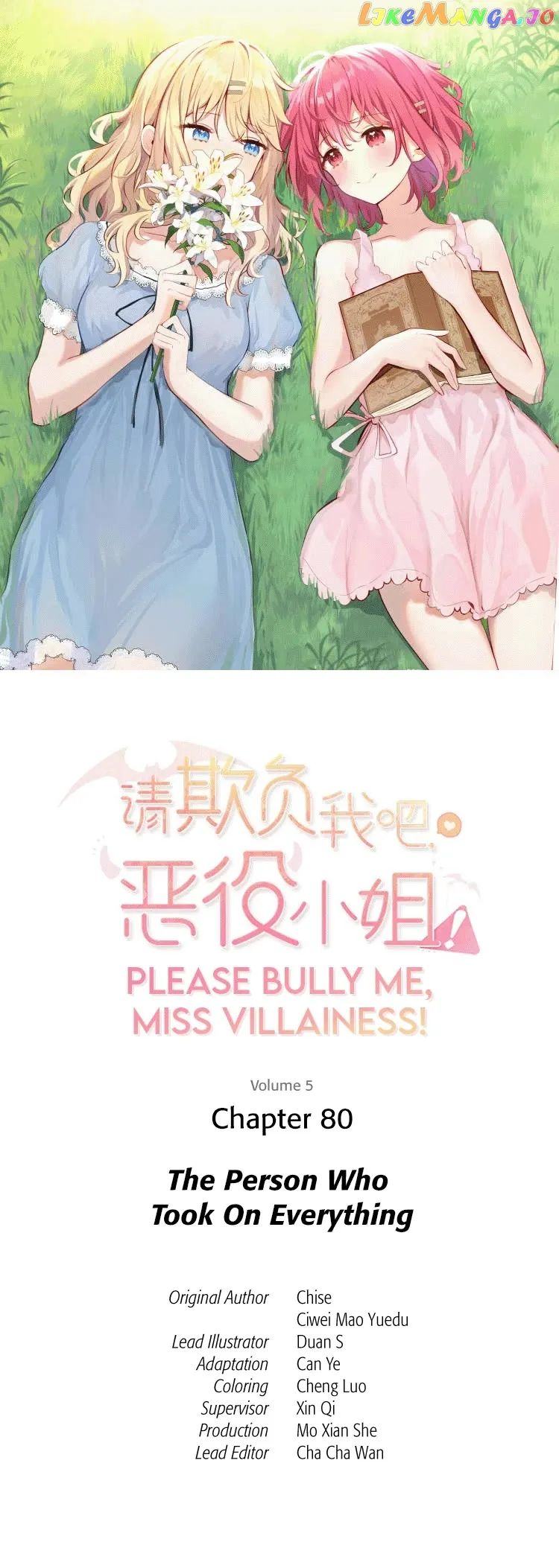 Please Bully Me, Miss Villainess! Please Bully Me, Miss Villainess! Chapter 80 page 1