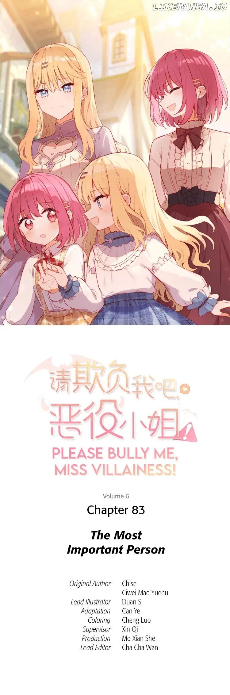 Please Bully Me, Miss Villainess! Please Bully Me, Miss Villainess! Chapter 83 page 1
