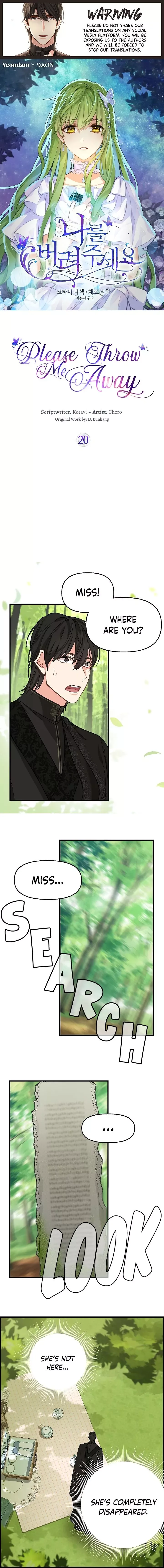 Please Throw Me Away Chapter 20 page 1