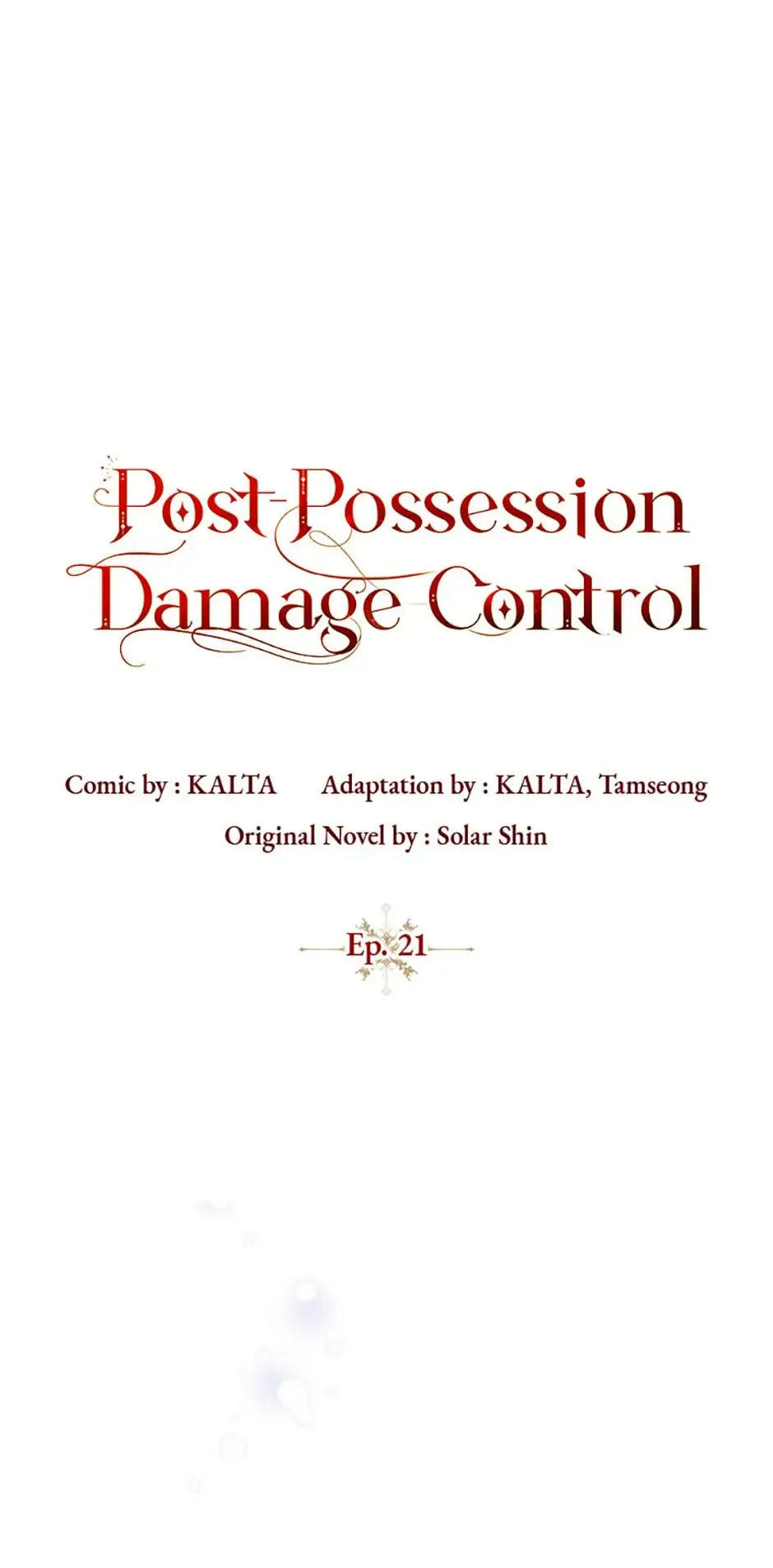 Post-Possession Damage Control Chapter 21 page 11
