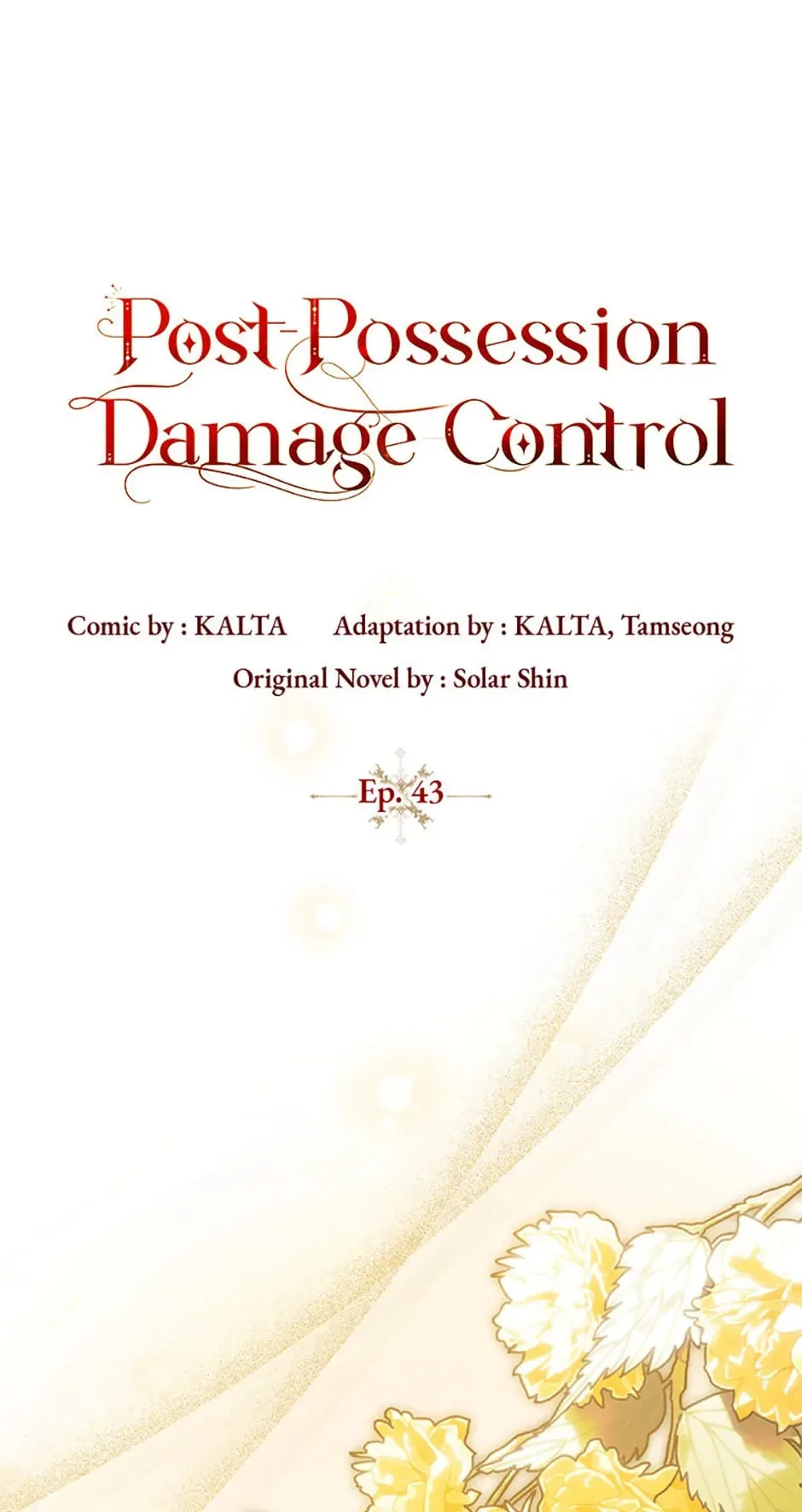 Post-Possession Damage Control Chapter 43 page 8