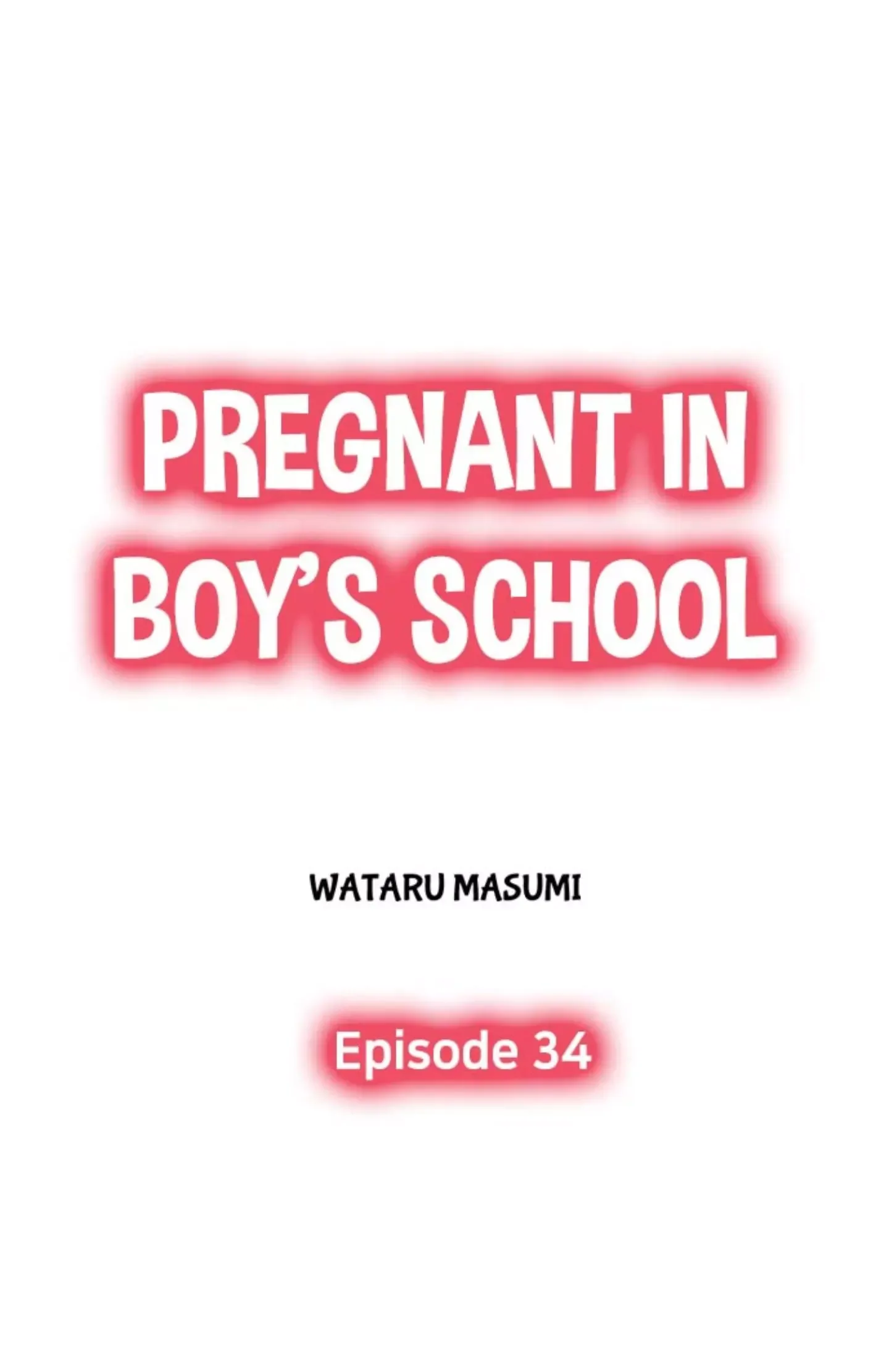 Pregnant in Boys School Chapter 34 page 1