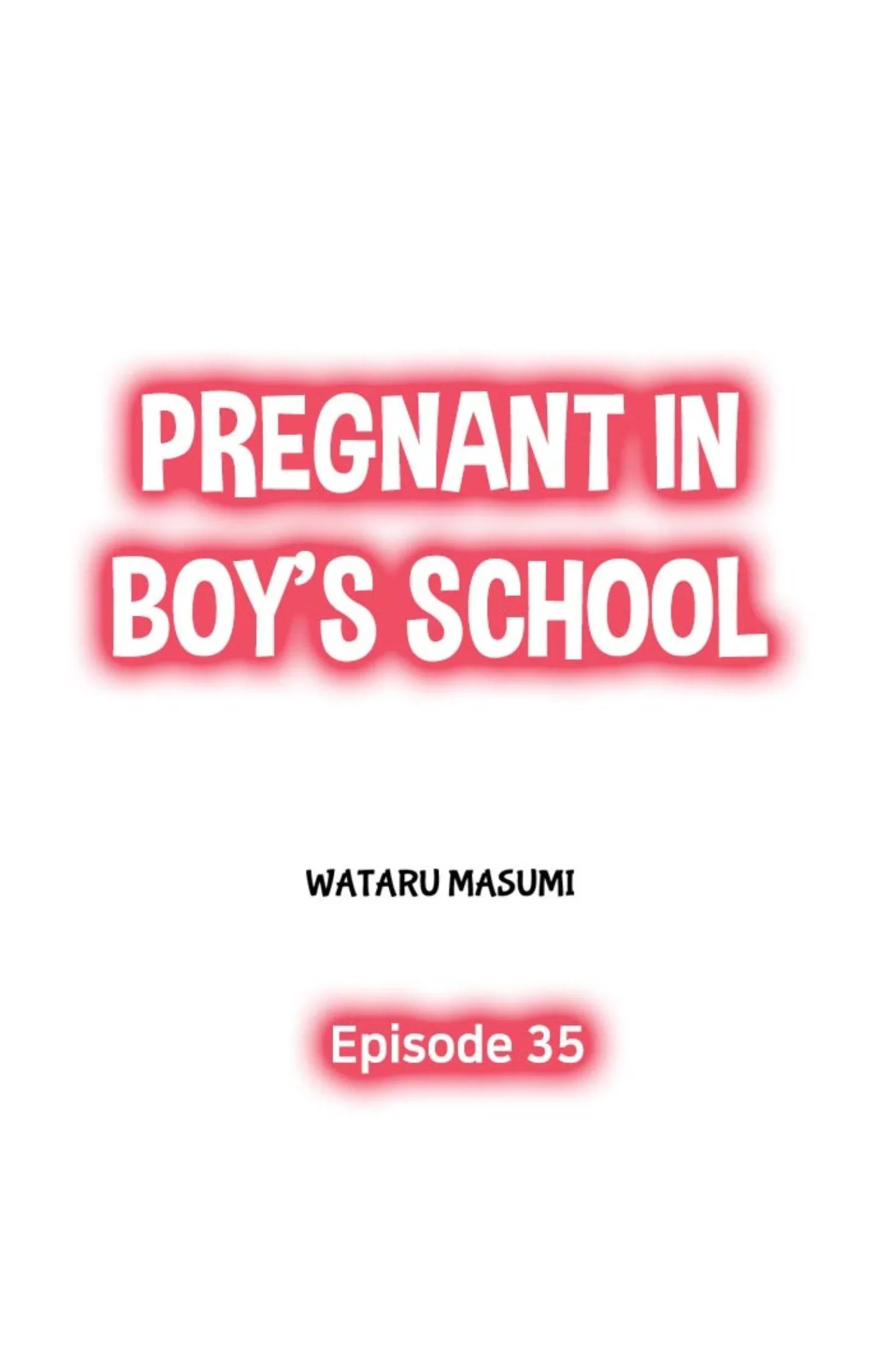 Pregnant in Boys School Chapter 35 page 1