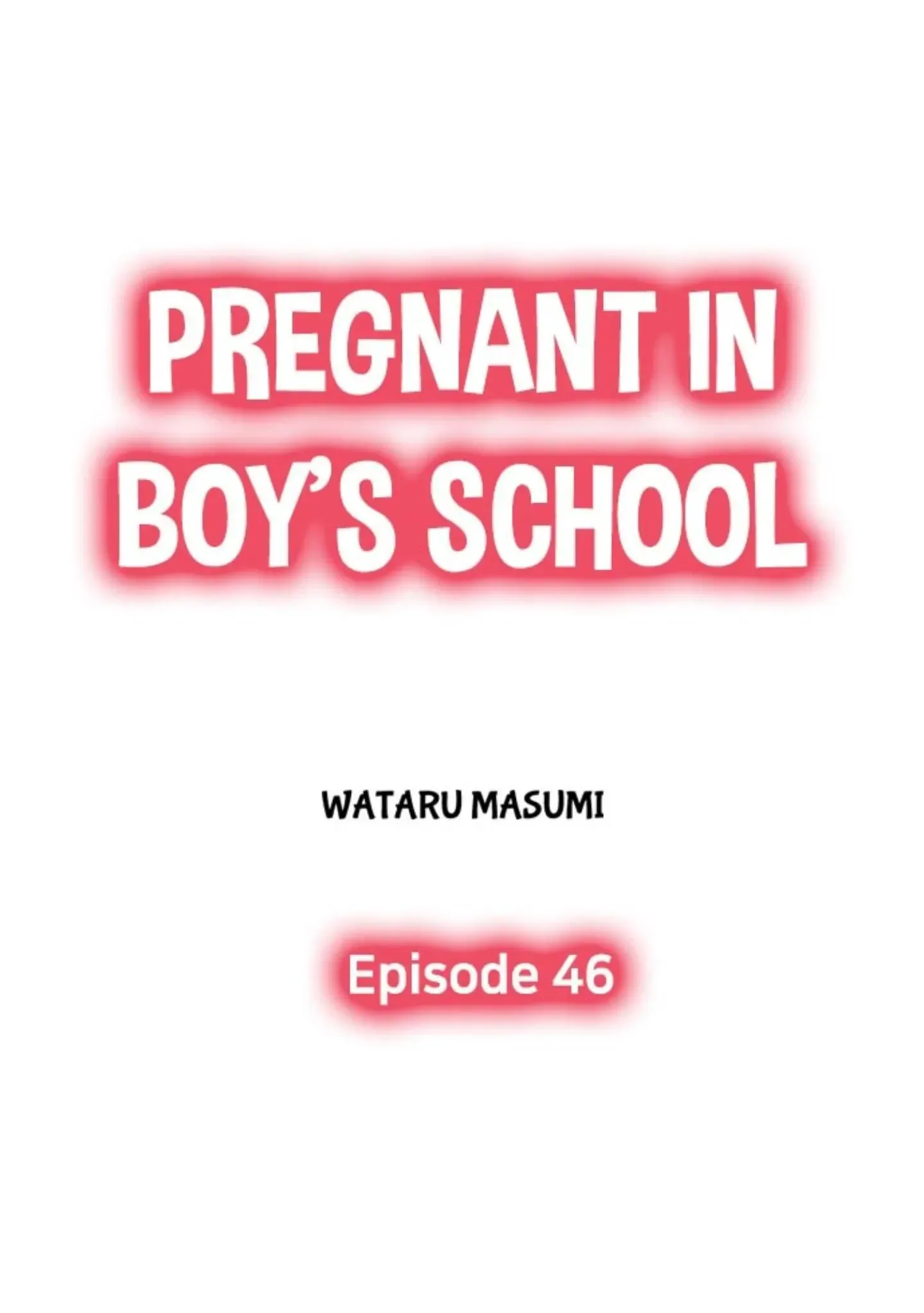 Pregnant in Boys School Chapter 46 page 1