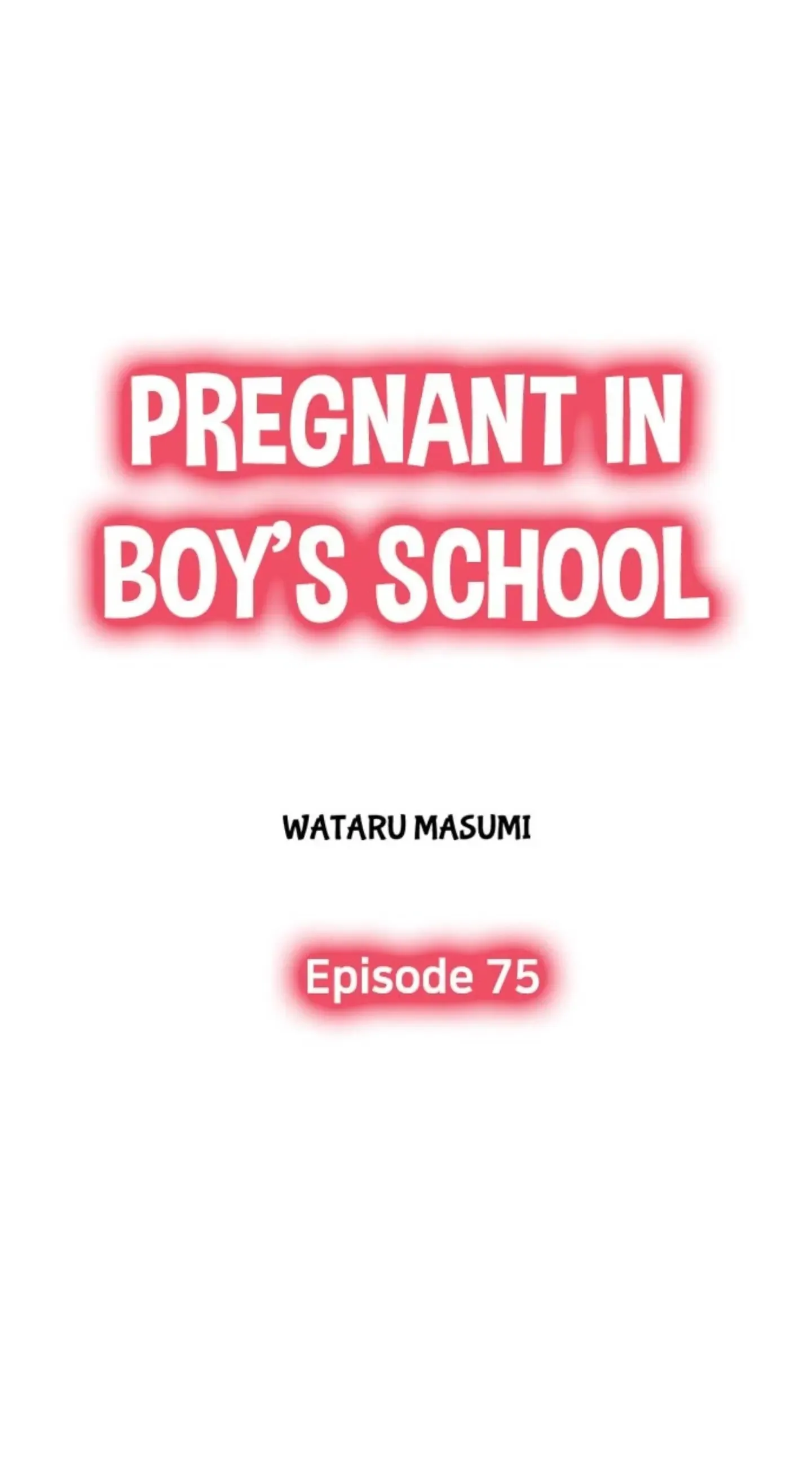 Pregnant in Boys School Chapter 75 page 1