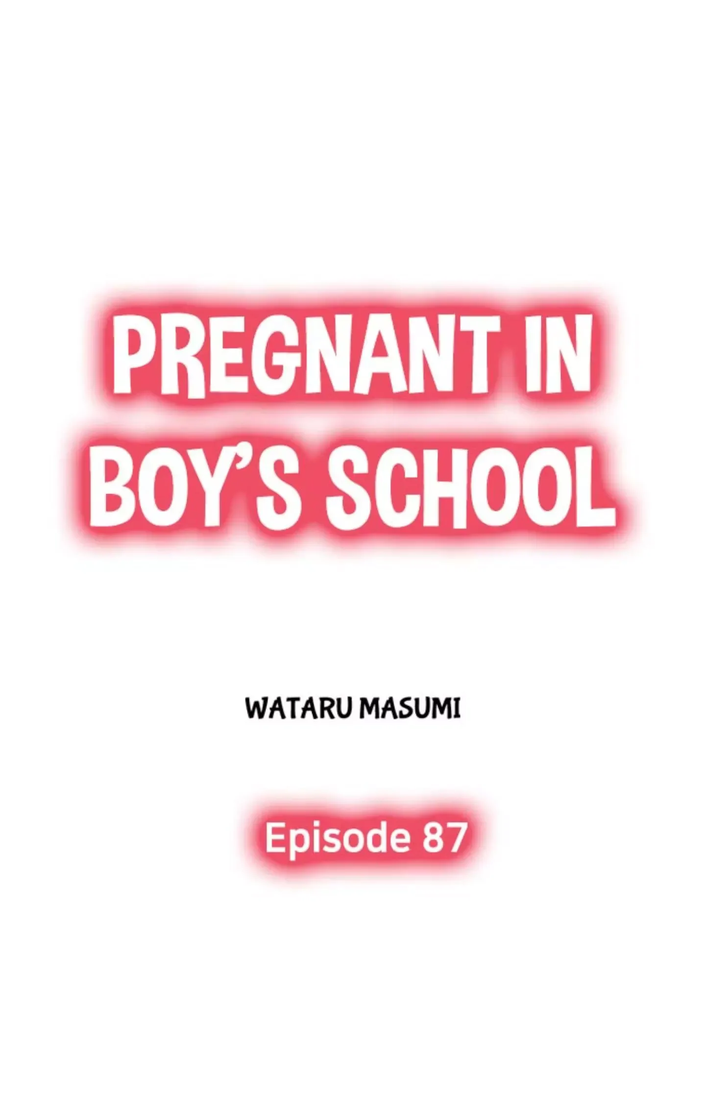 Pregnant in Boys School Chapter 87 page 1