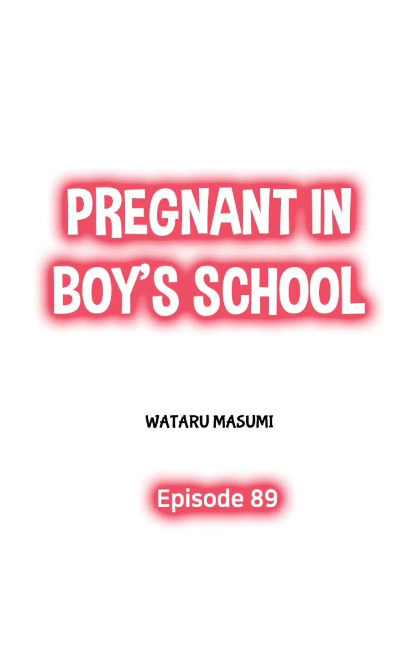 Pregnant in Boys School Chapter 89 page 1