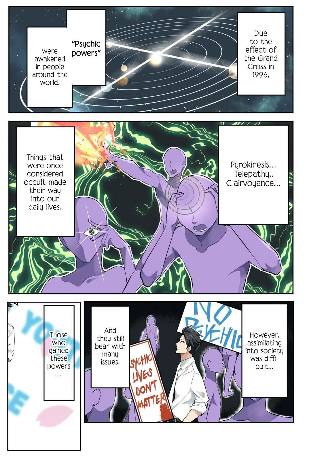 Psychic Students and a Lazy Teacher Chapter 1 page 1