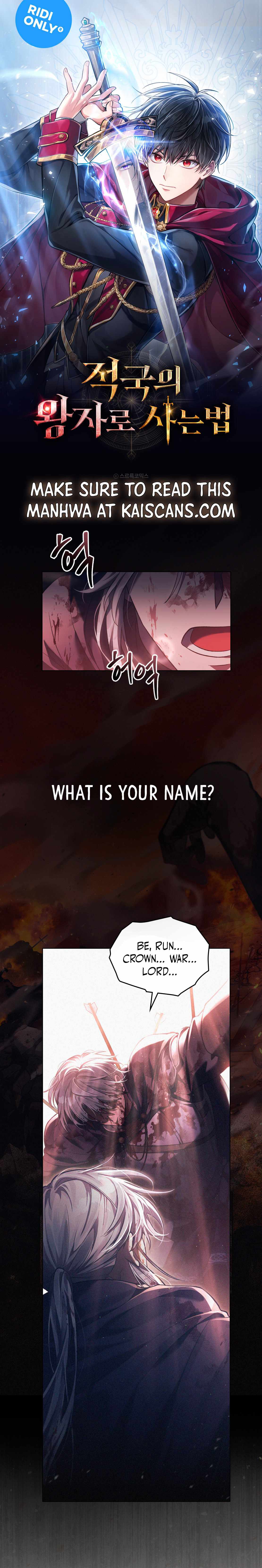 Reborn as the Enemy Prince Chapter 0 page 1
