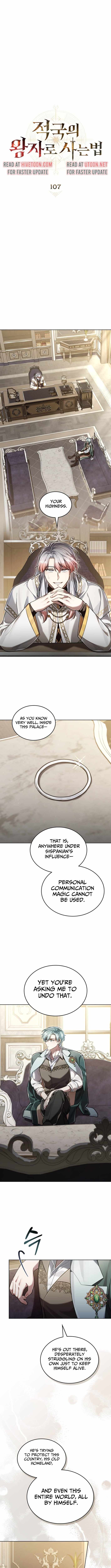 Reborn as the Enemy Prince Chapter 107 page 3