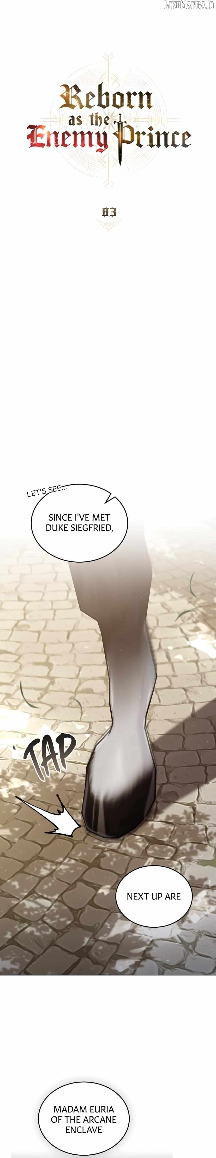 Reborn as the Enemy Prince Chapter 83 page 9