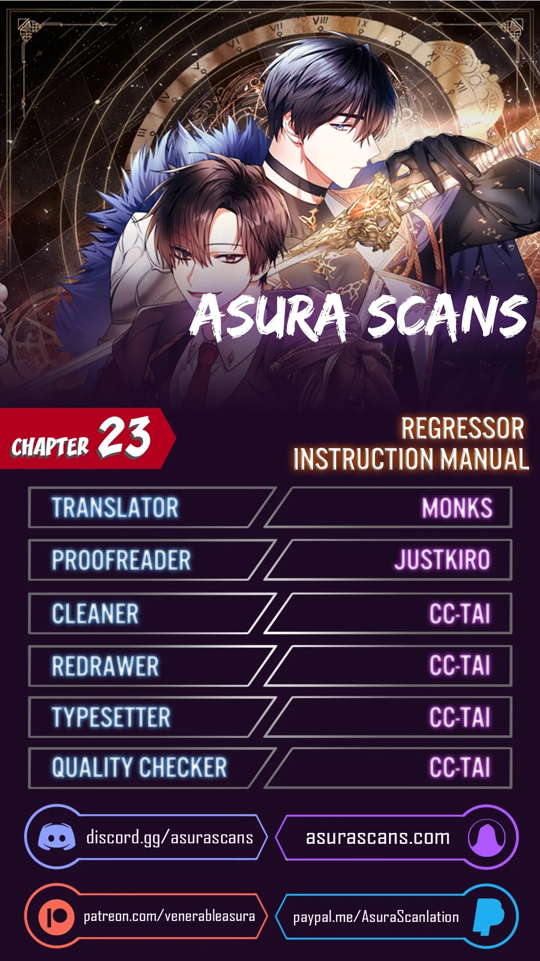 Regressor Instruction Manual Chapter 23 page 1