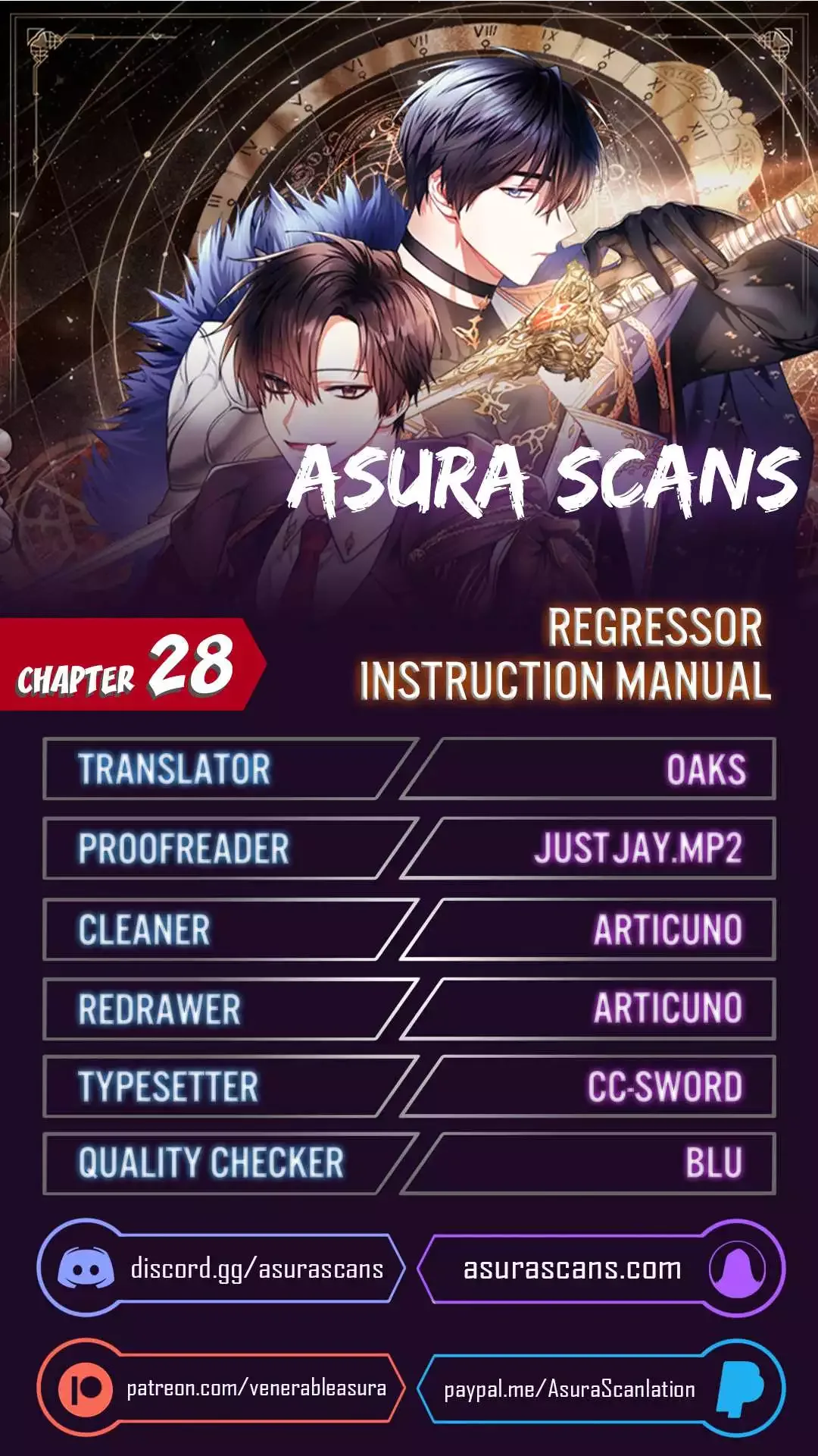 Regressor Instruction Manual Chapter 28 page 1