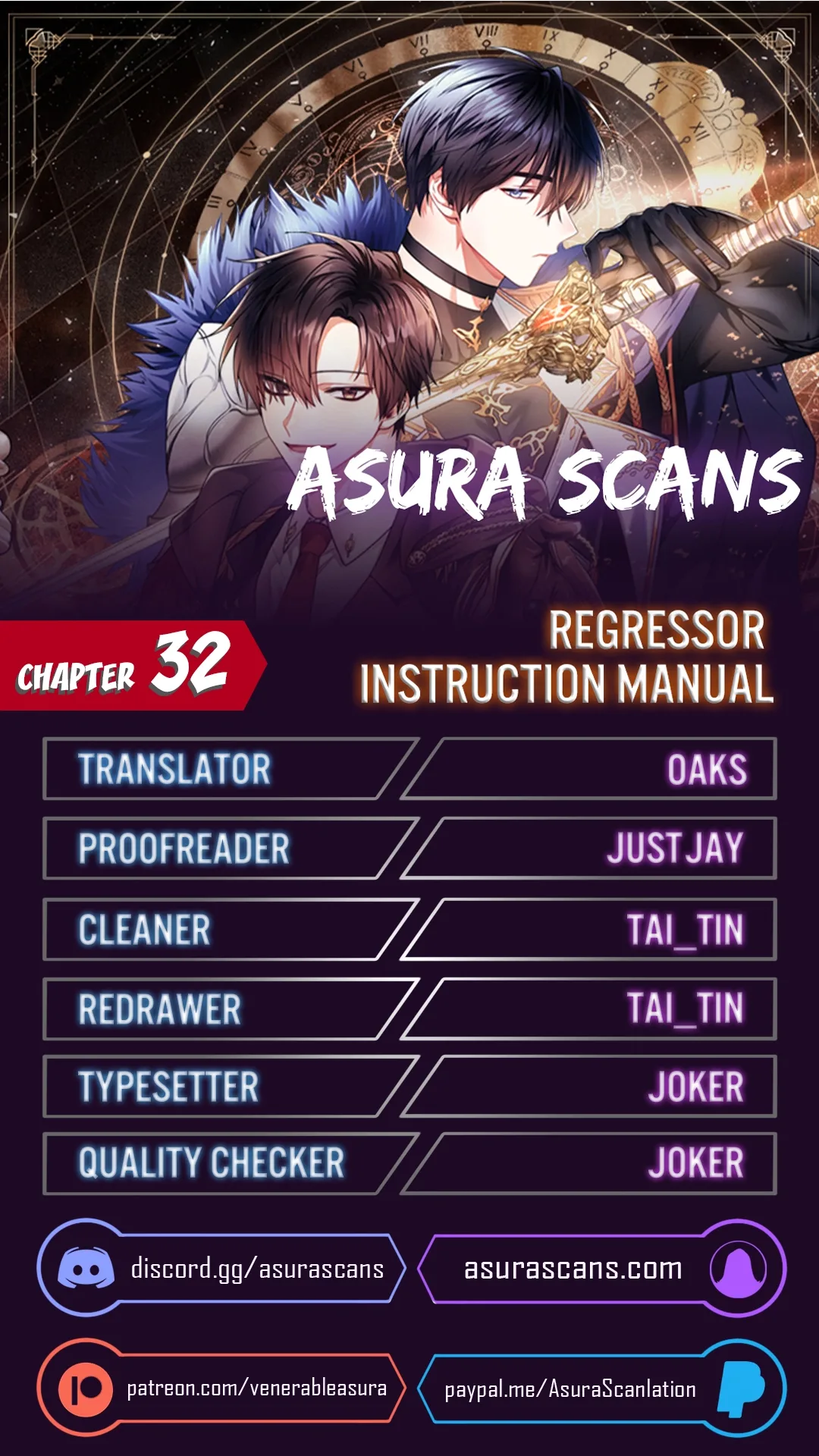 Regressor Instruction Manual Chapter 32 page 1