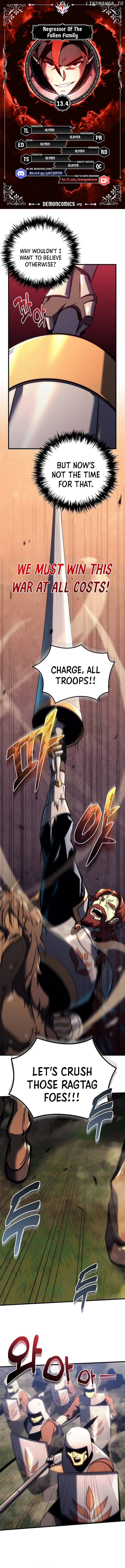 Regressor of the Fallen family Chapter 13.4 page 1