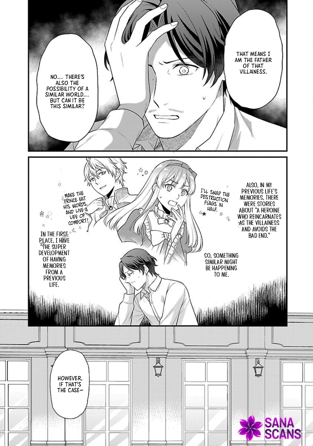 Reincarnated as the Villainess’s Dad — Time to Dote on My Family Chapter 1 page 50