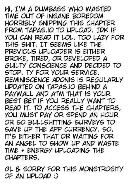 Reminiscence Adonis Chapter 116 page 56