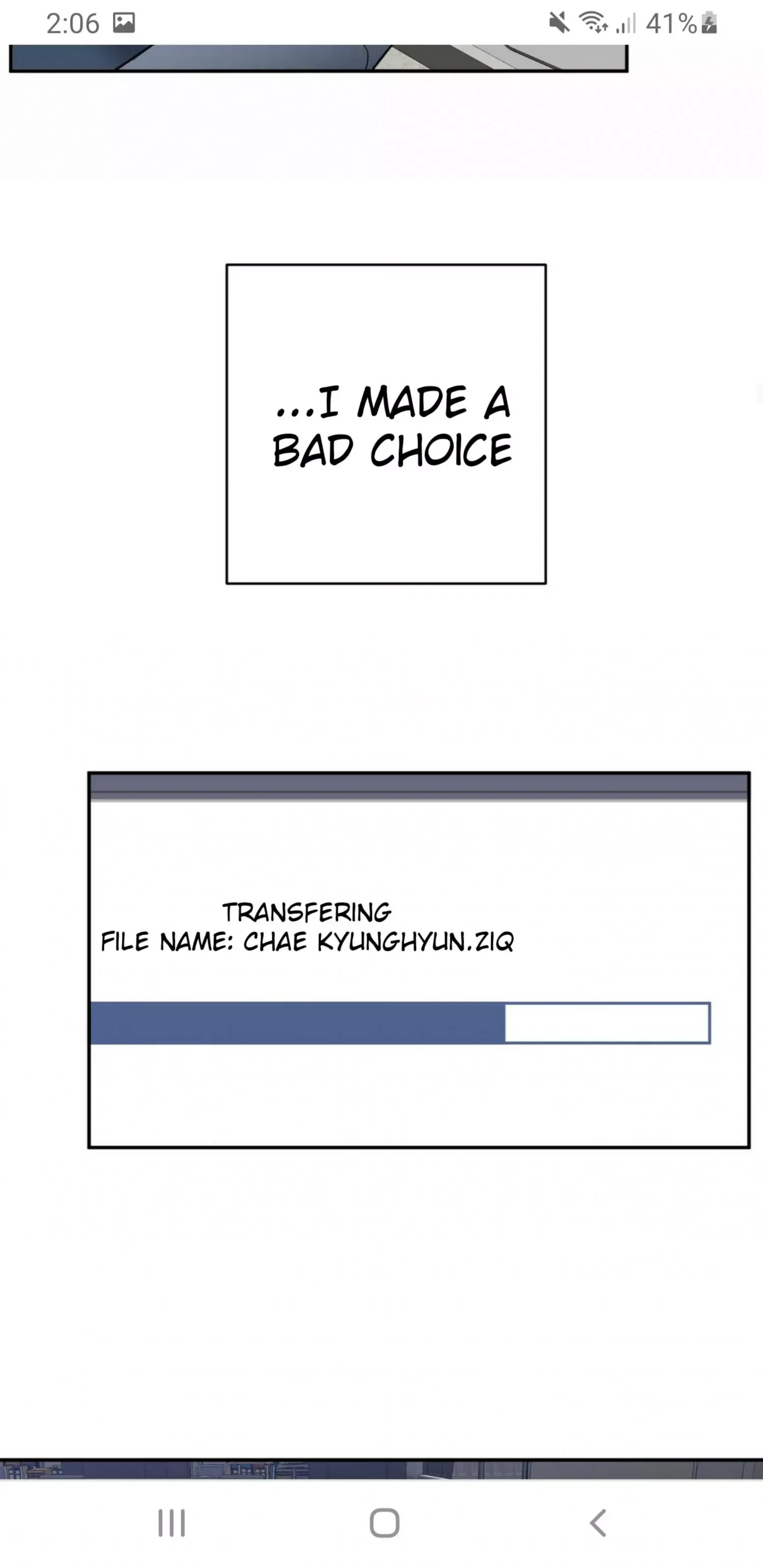 Request to leave Chapter 57 page 27