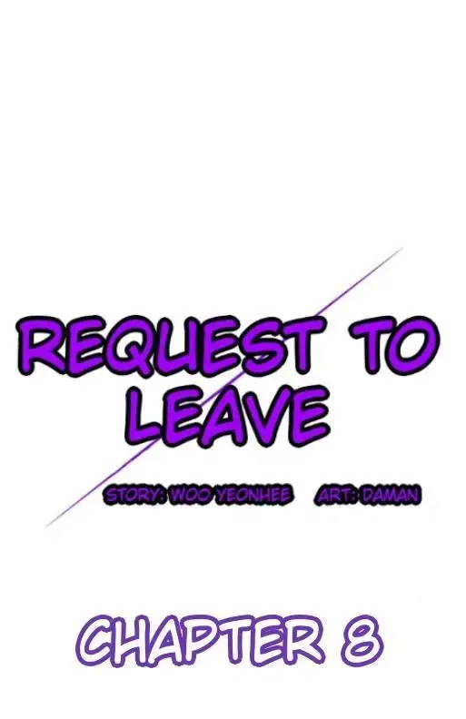 Request to leave Chapter 8 page 2