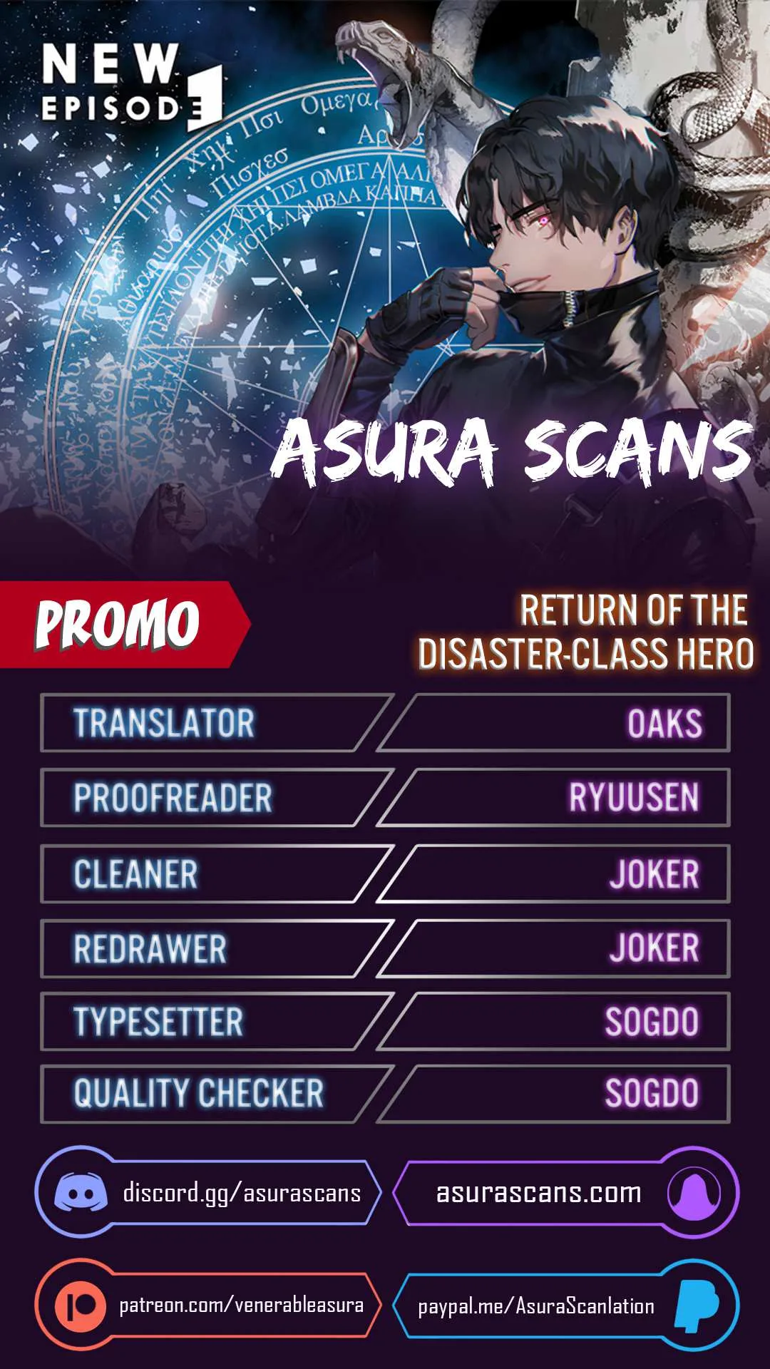 Return of the Disaster-Class Hero Chapter 0 page 1