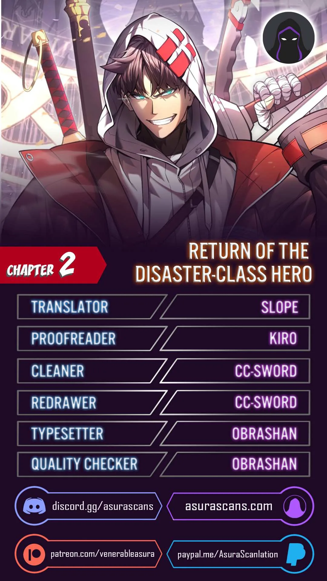 Return of the Disaster-Class Hero Chapter 2 page 1
