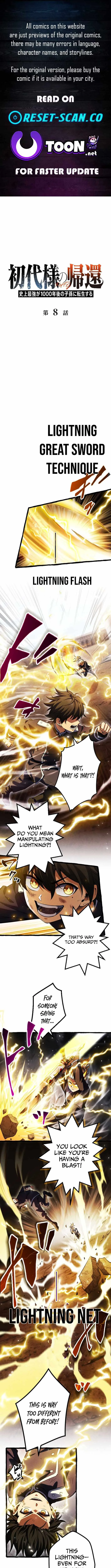 Return of the First Patriarch: The Strongest Reincarnates into His Descendant 1000 Years Later Chapter 8 page 1