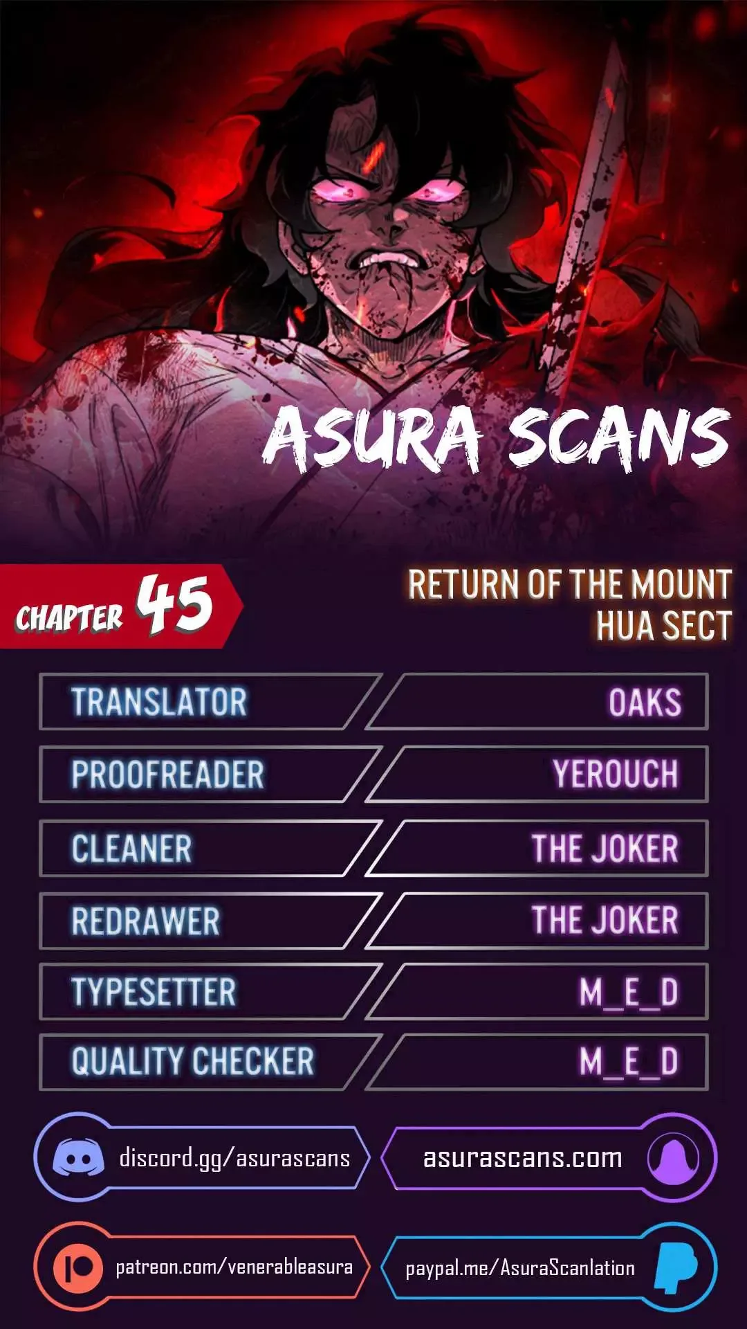 Return of the Flowery Mountain Sect Chapter 45 page 1