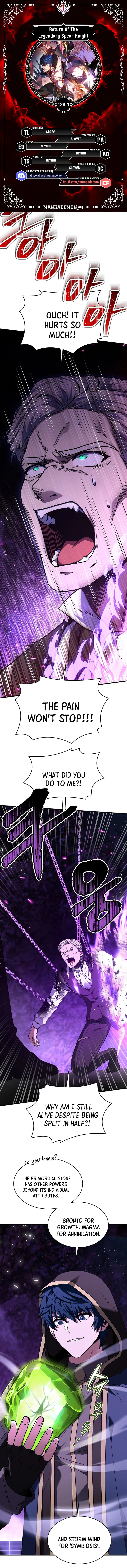 Return of the Legendary Spear Knight Chapter 124 page 1