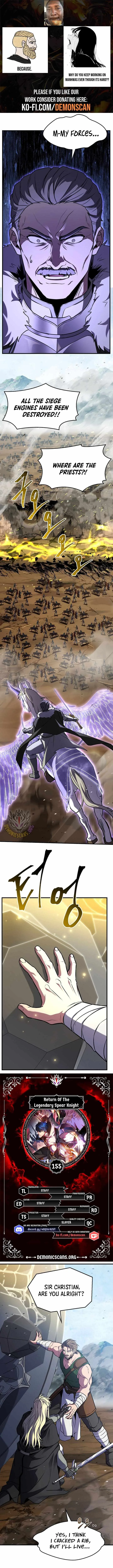 Return of the Legendary Spear Knight Chapter 155 page 1