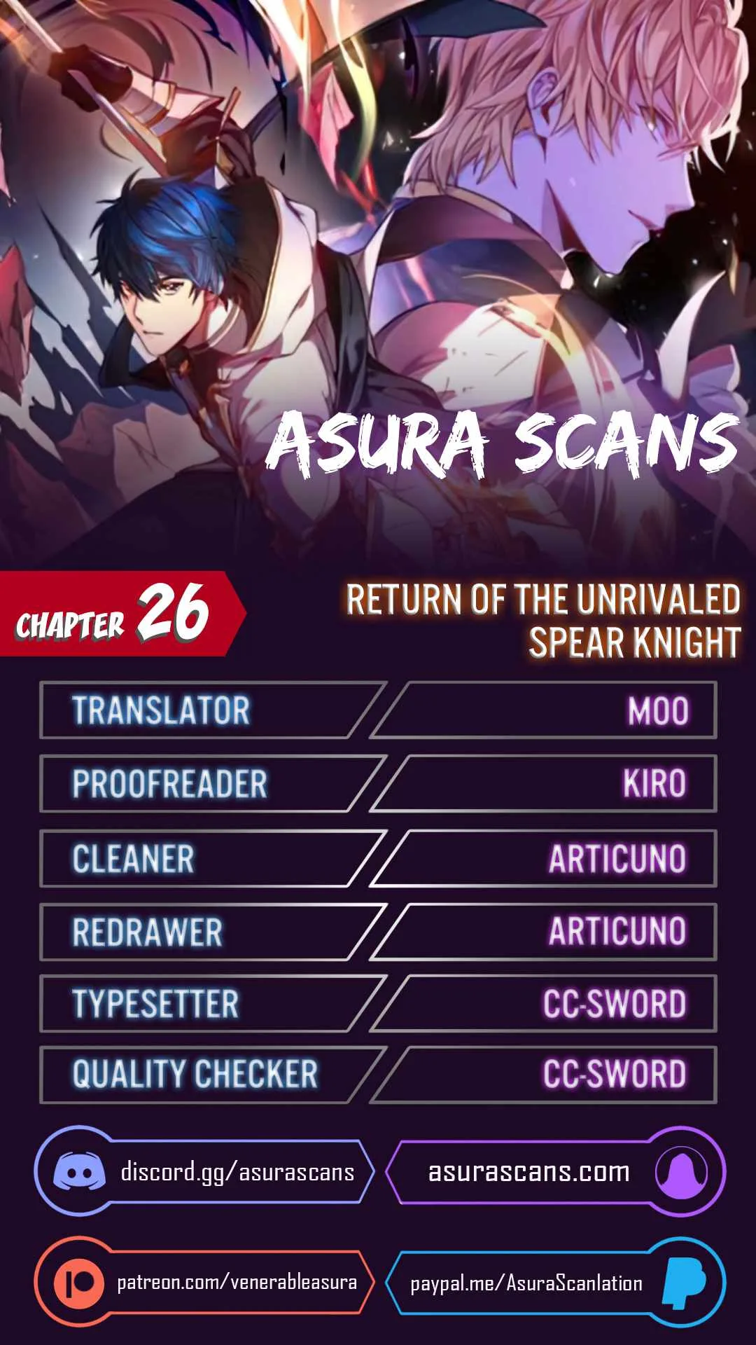 Return of the Legendary Spear Knight Chapter 26 page 1