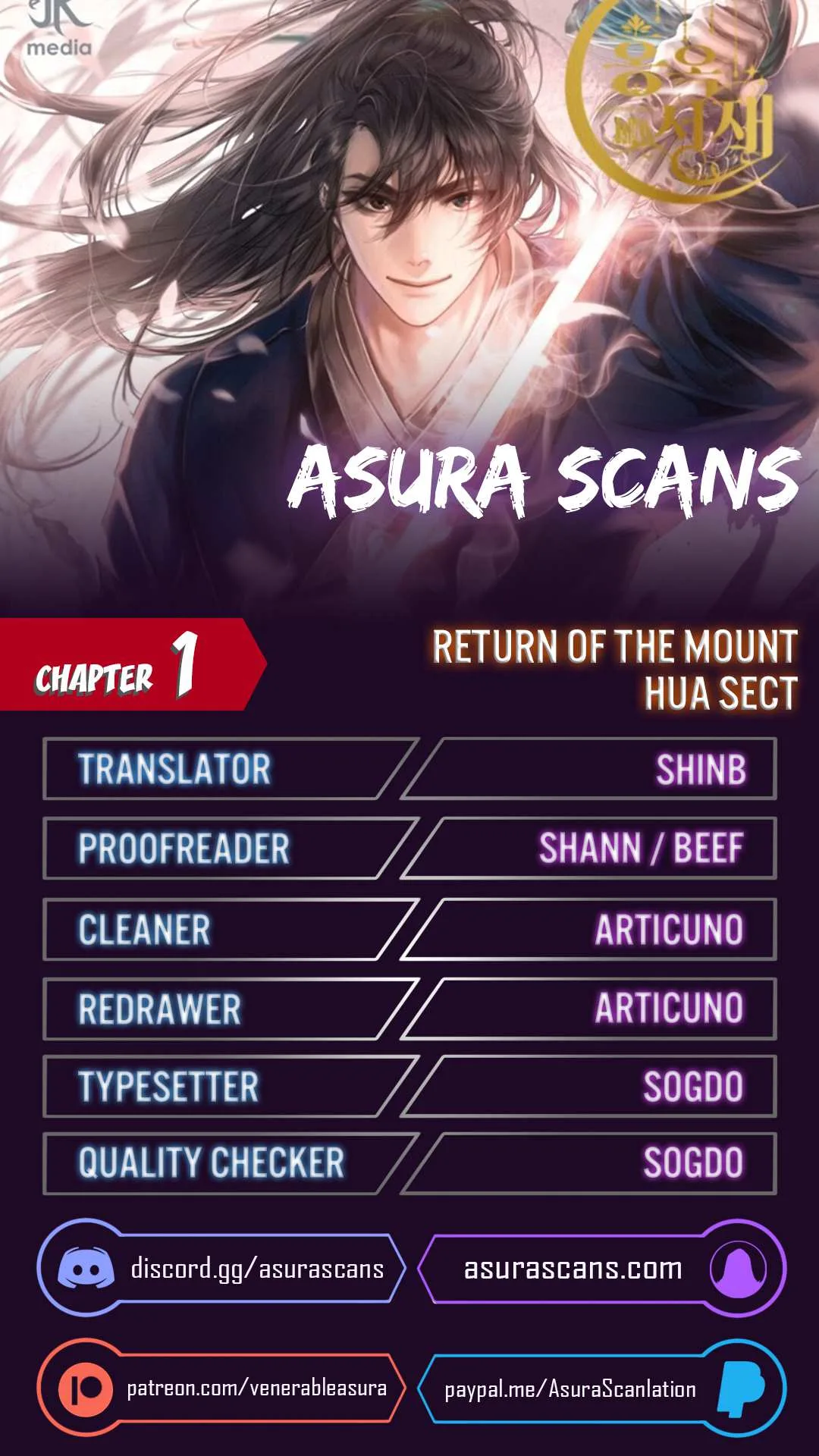 Return of the Mount Hua Sect Chapter 1 page 1