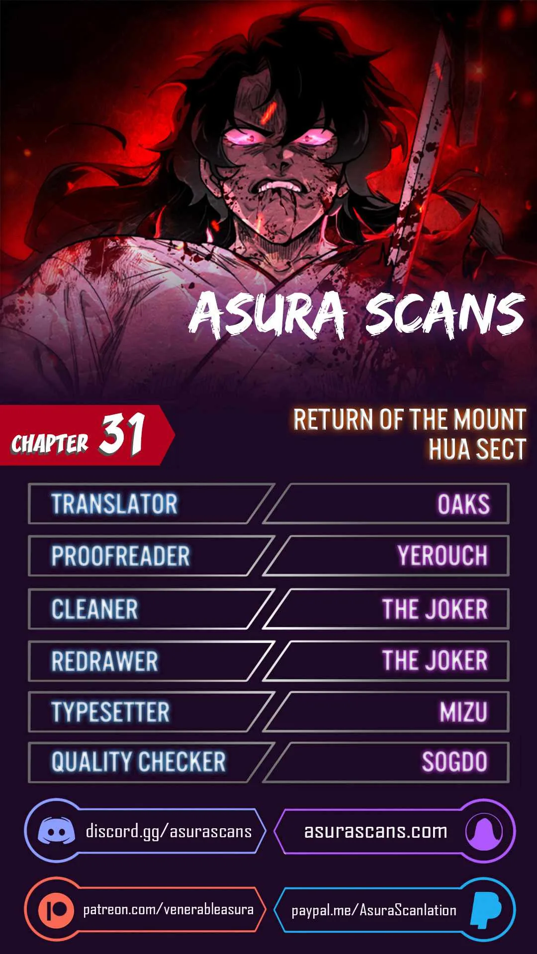 Return of the Mount Hua Sect Chapter 31 page 1