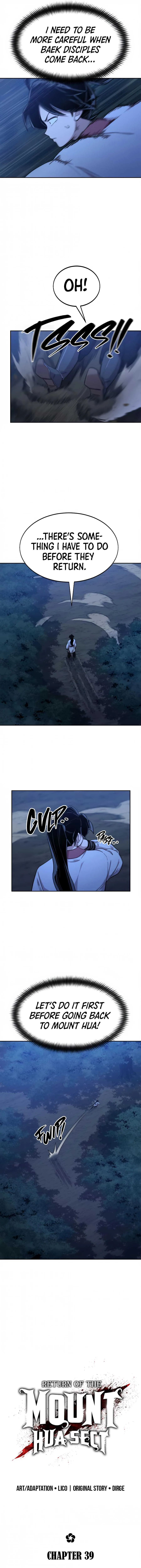 Return of the Mount Hua Sect Chapter 39 page 8