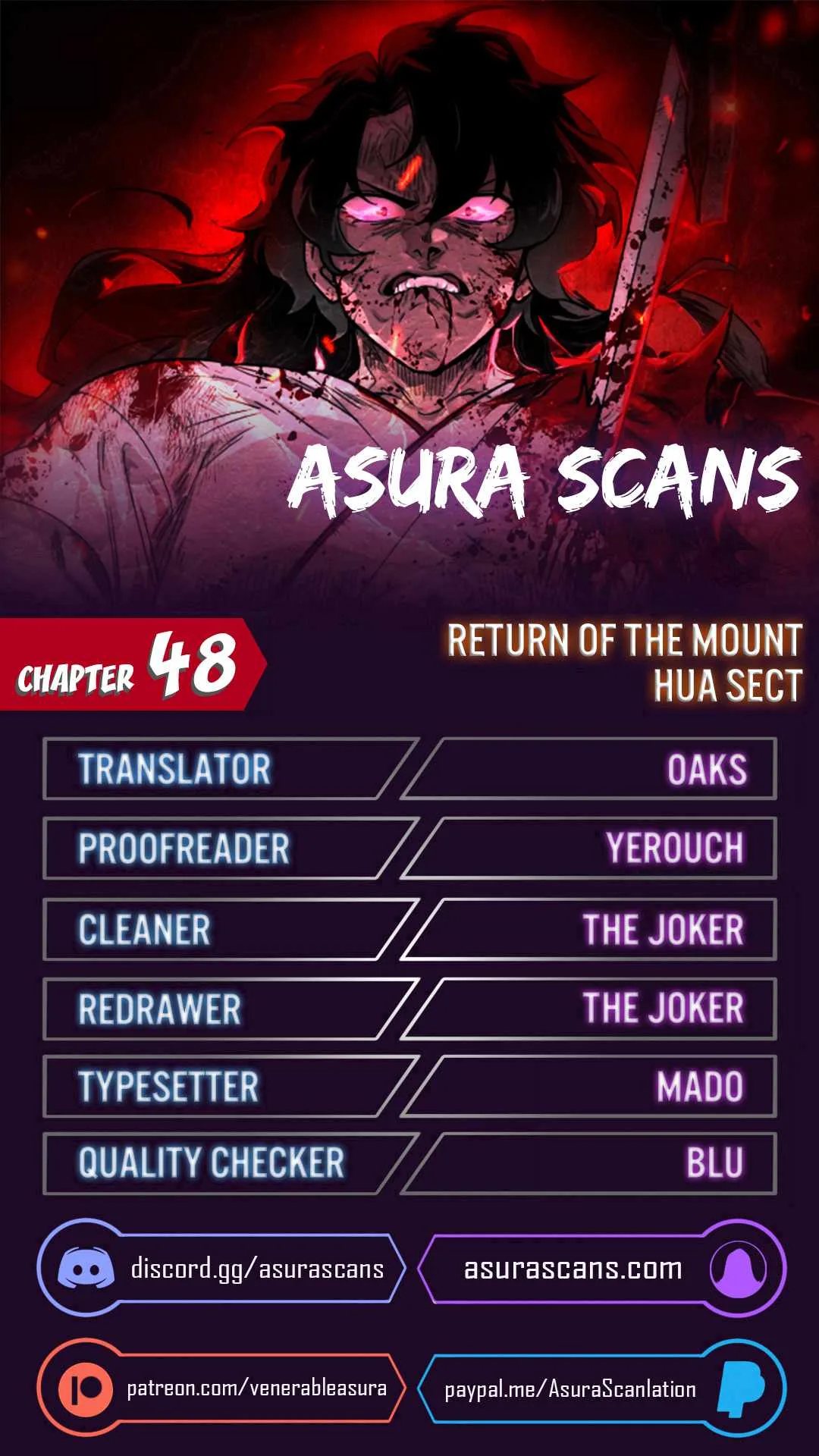 Return of the Mount Hua Sect Chapter 48 page 1