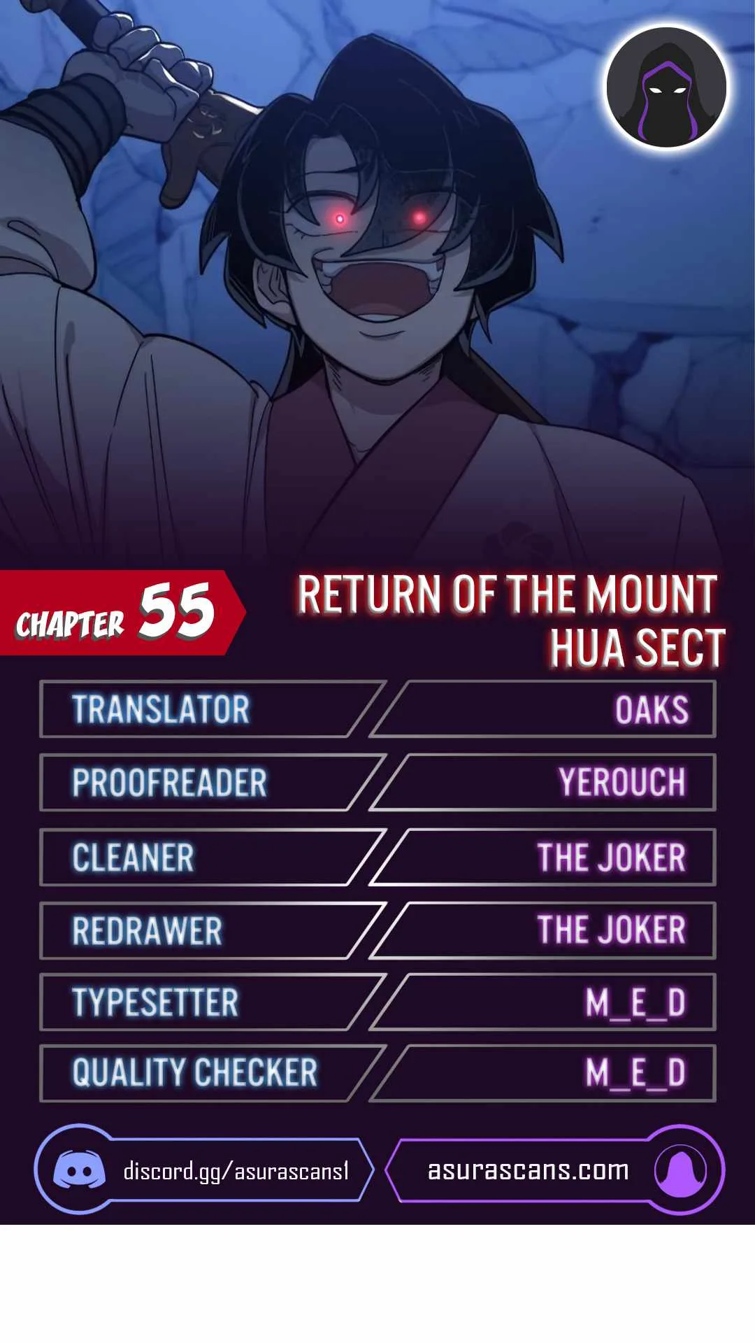 Return of the Mount Hua Sect Chapter 55 page 1