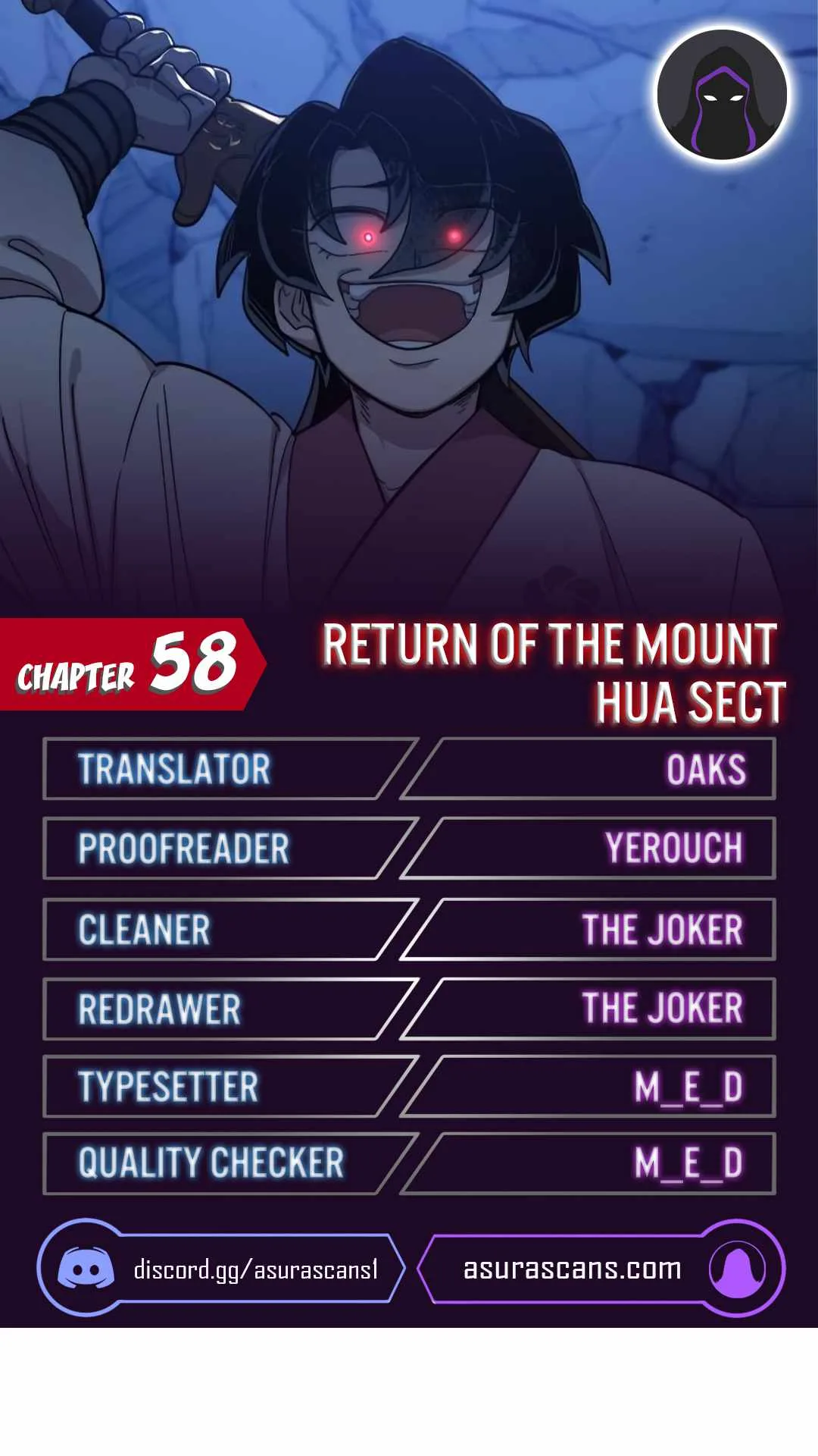 Return of the Mount Hua Sect Chapter 58 page 1