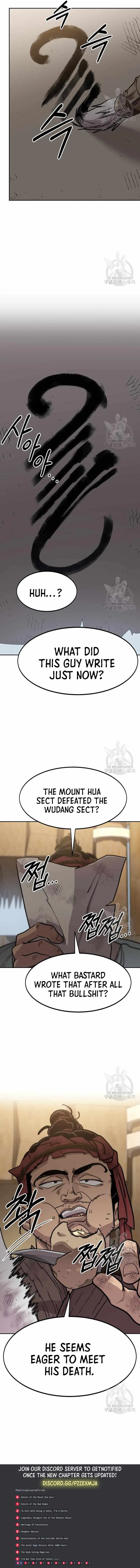 Return of the Mount Hua Sect Chapter 86 page 8