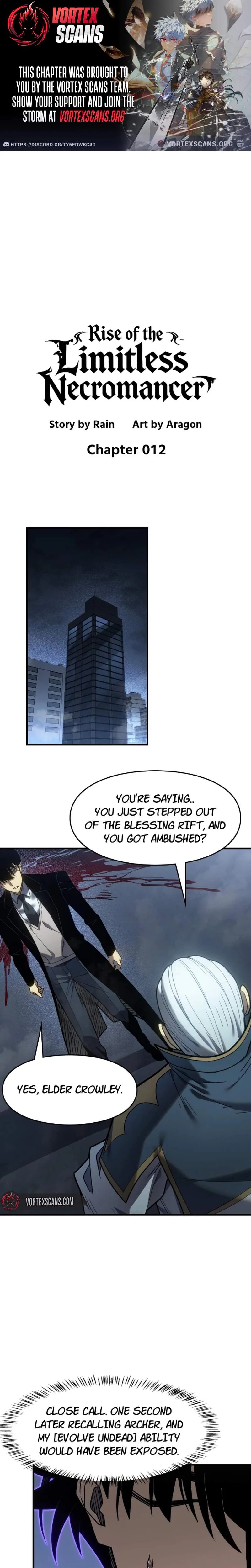 Rise of the Limitless Necromancer Chapter 12 page 1