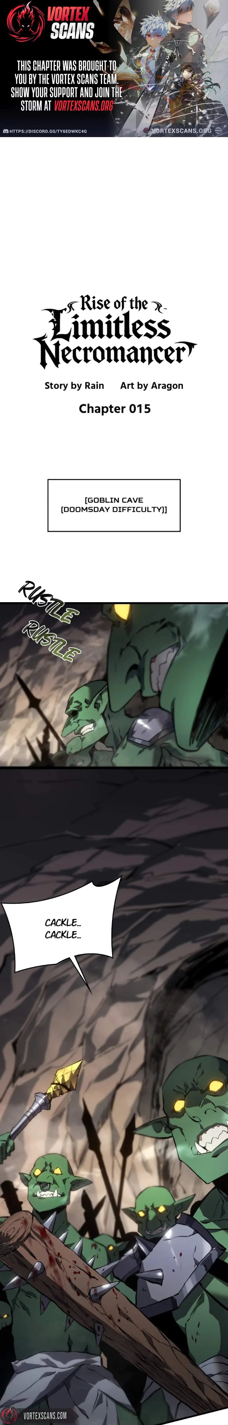 Rise of the Limitless Necromancer Chapter 15 page 1