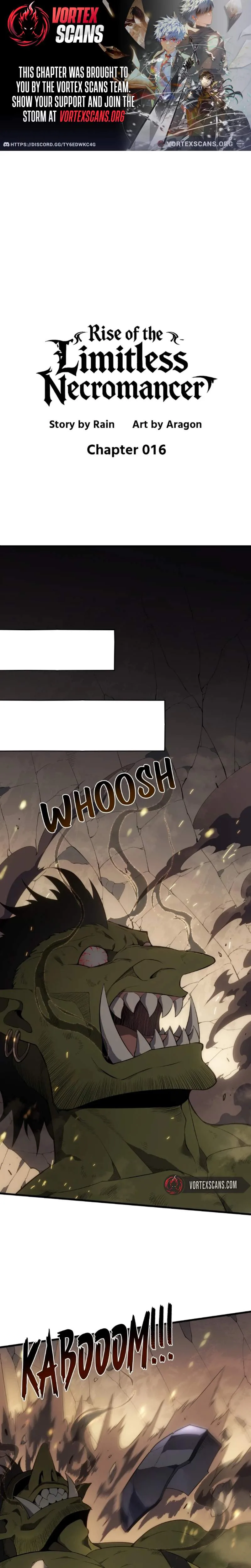 Rise of the Limitless Necromancer Chapter 16 page 1