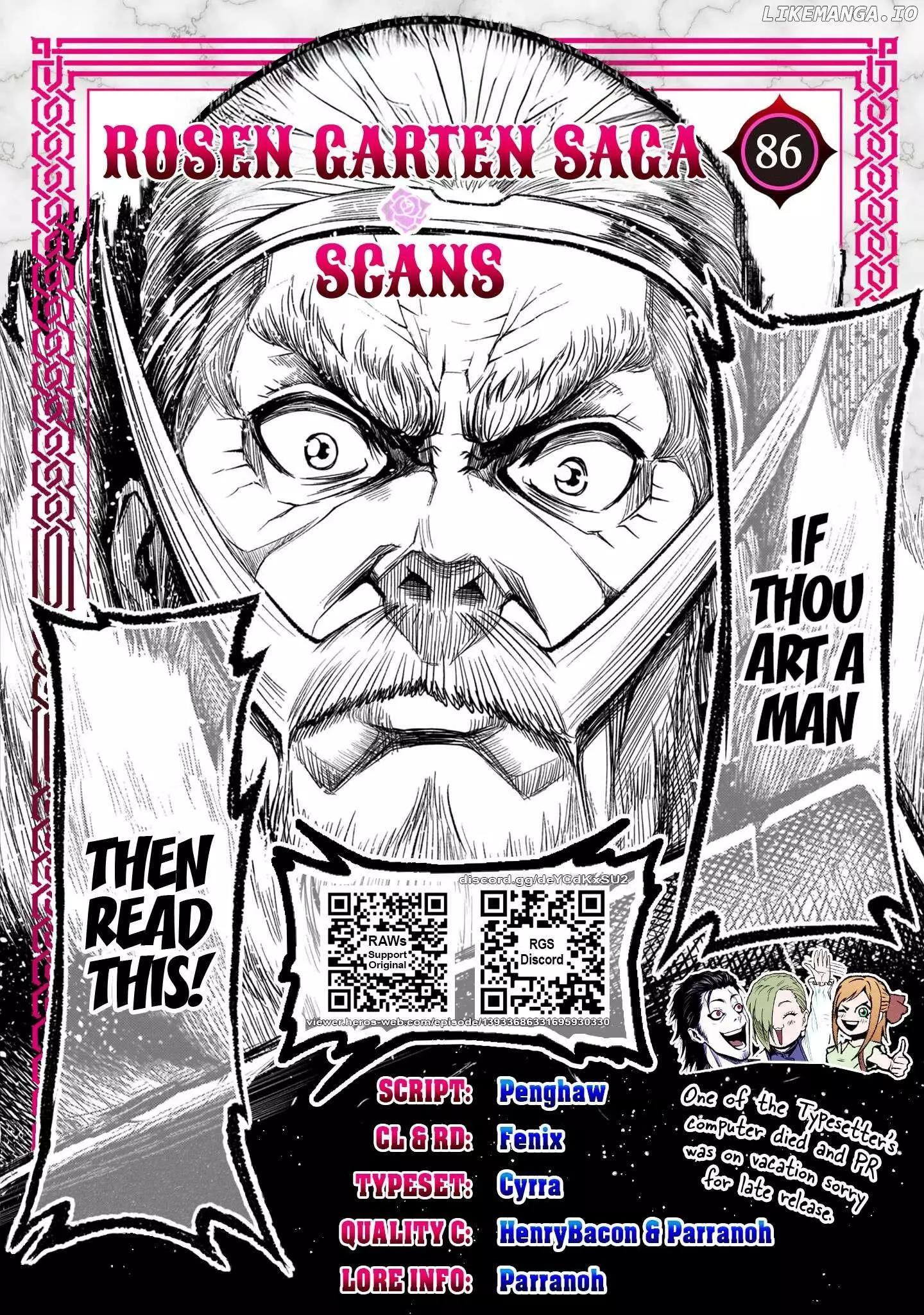 Rosen Garten Saga Chapter 86 page 1