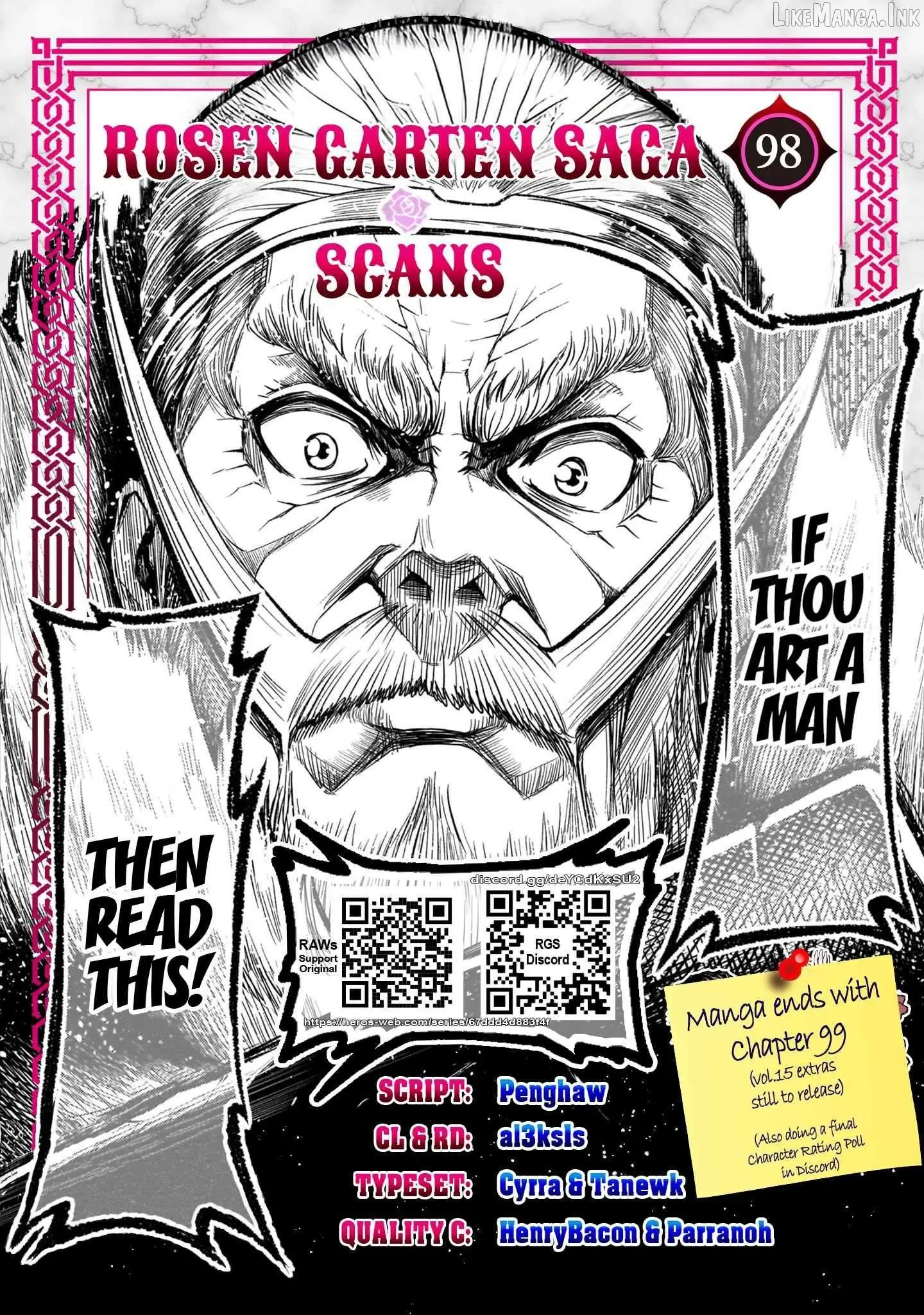 Rosen Garten Saga Chapter 98 page 1