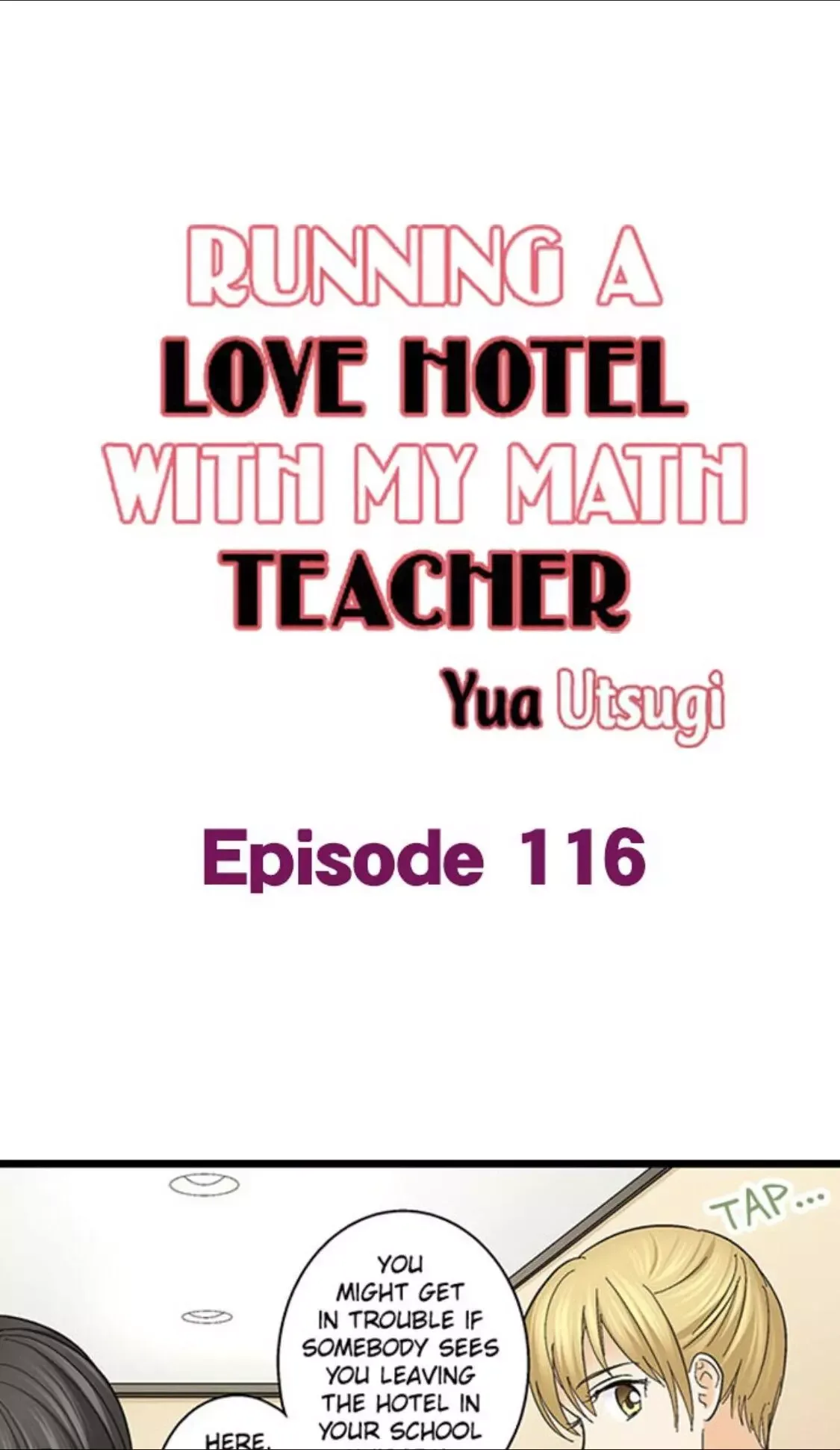 RUNNING A LOVE HOTEL WITH MY MATH TEACHER Chapter 116 page 1