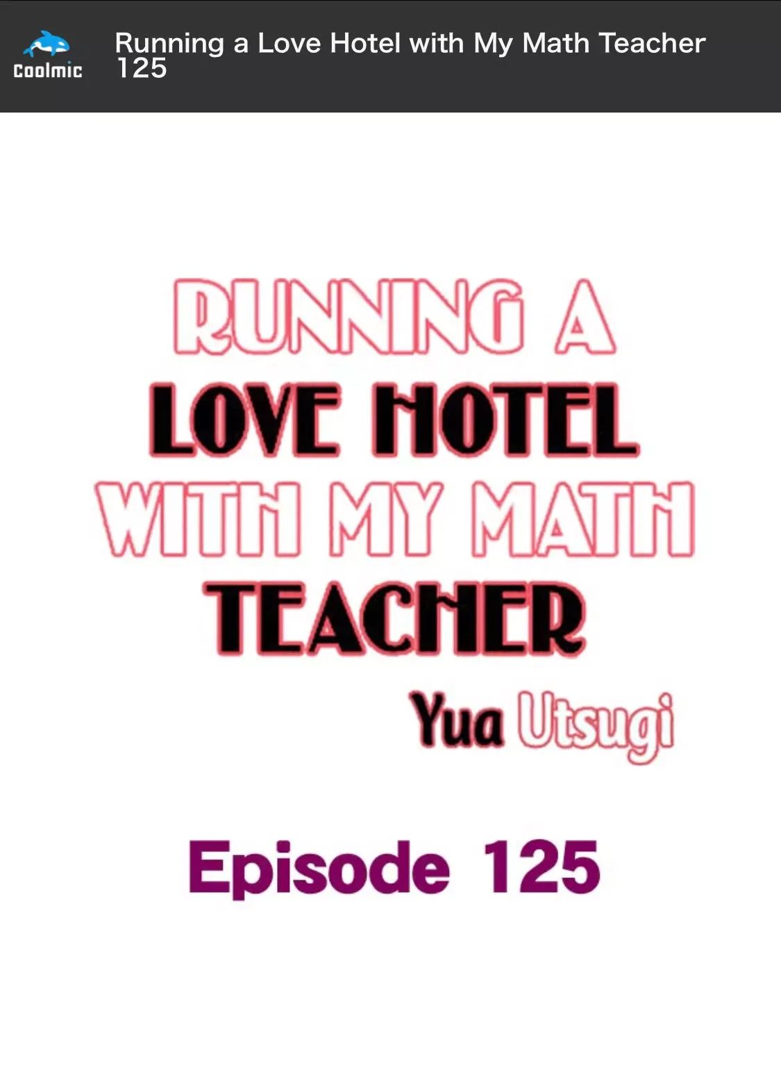 RUNNING A LOVE HOTEL WITH MY MATH TEACHER Chapter 125 page 2