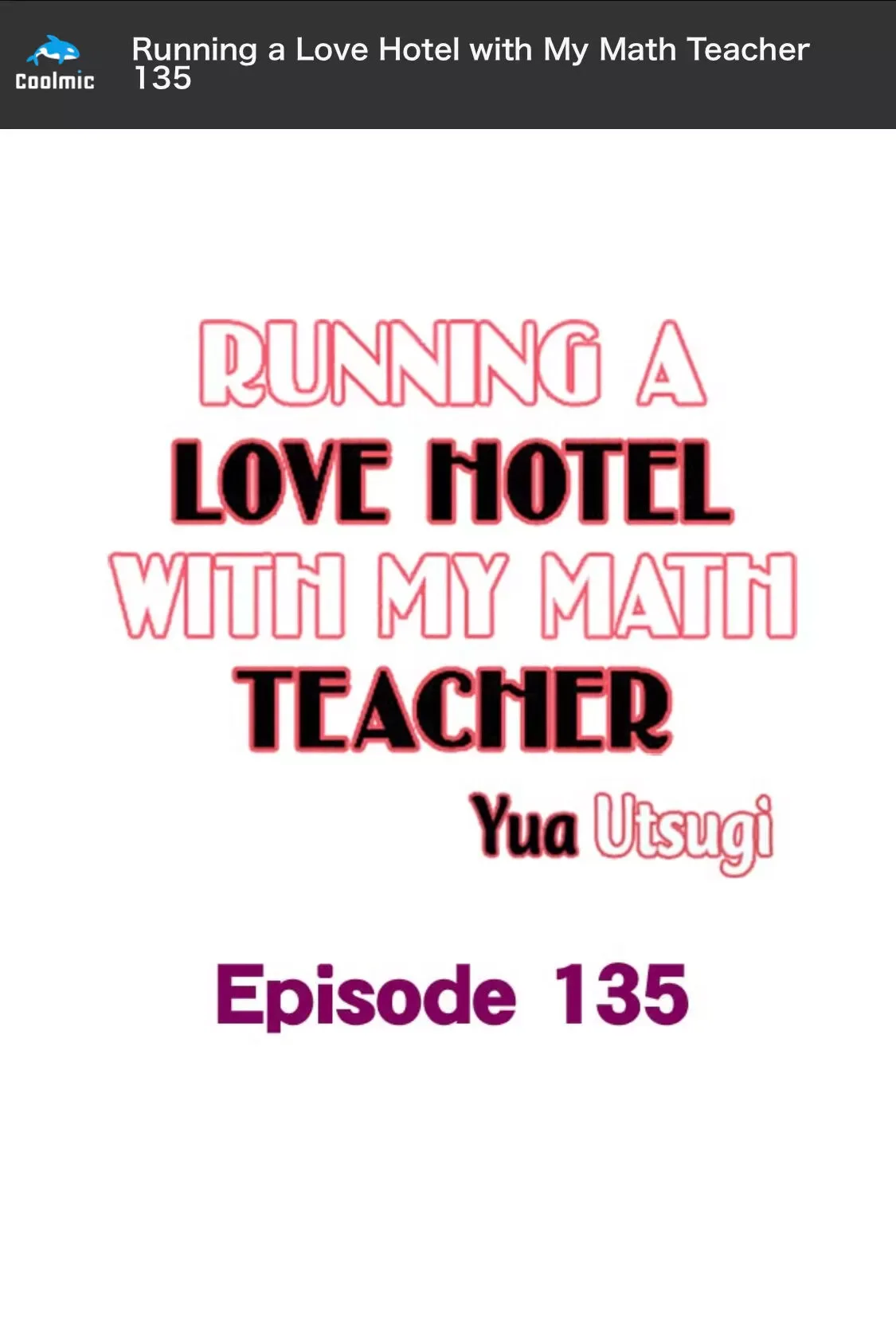 RUNNING A LOVE HOTEL WITH MY MATH TEACHER Chapter 135 page 2